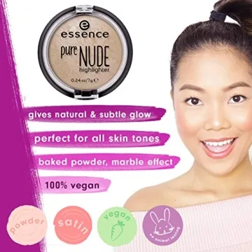 Vegan Pure NUDE Highlighter - Natural Glow, Beige