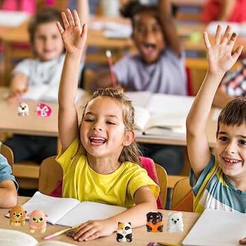 24 Pcs Party Favors Filled with Squishy Toys,Jumbo Slow Rising Squishies Toys,Soft Kawaii Animal Squishy Toys for Birthday Goodie Bag Stuffers,Pinata Stuffers,Classroom Prizes,Carnival Prizes