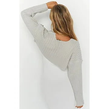 Stylish Sdencin Open Front Crop Cardigan for Women