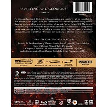 Game of Thrones Complete Collection 4K UHD - All Seasons Included