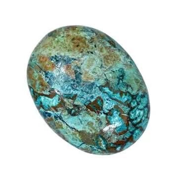 Chrysocolla Healing Palm Stone - Perfect Gift for All Ages