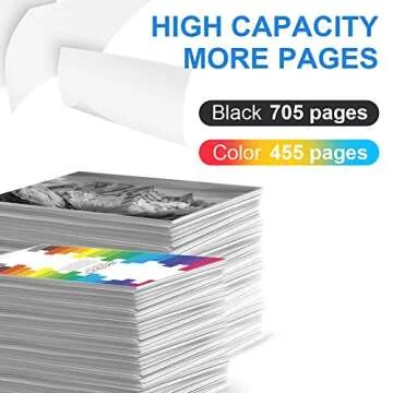 FACMS Remanufactured Ink Cartridge Replacement for HP 67 67XL for Envy 6052 6058 6075 DeskJet 2732 2...