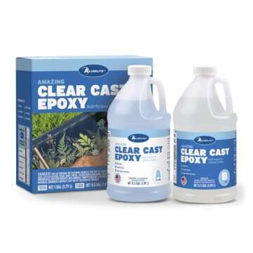 Alumilite Amazing Clear Cast Epoxy Resin Kit for Casting, Coating & Molding Art and Crafts - High-Gl...