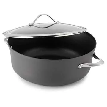 Calphalon Contemporary Hard-Anodized Aluminum Nonstick Cookware, Dutch Oven, 8 1/2-quart, Black