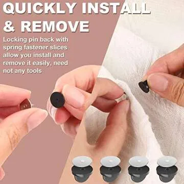 240 Rubber Butterfly Clutch Backings for Crafts & Ties