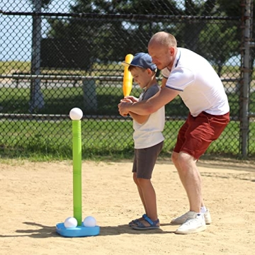 Liberry Adjustable T-Ball Set for Kids Sports Fun