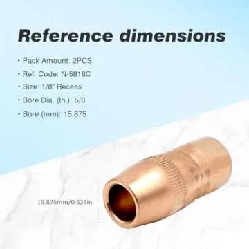 N-5818C MIG Welding Nozzle for Bernard Centerfire Guns