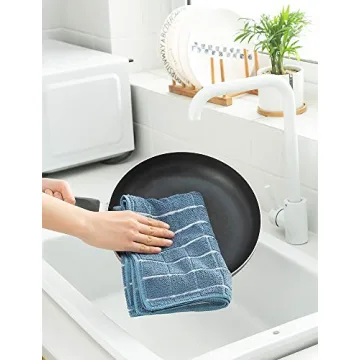 Microfiber Dish Towels - Super Absorbent Kitchen Set 8 Pack