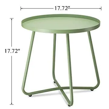 Danpinera Weather Resistant Outdoor Side Table