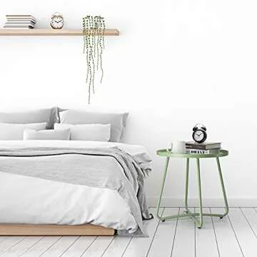 Danpinera Weather Resistant Outdoor Side Table