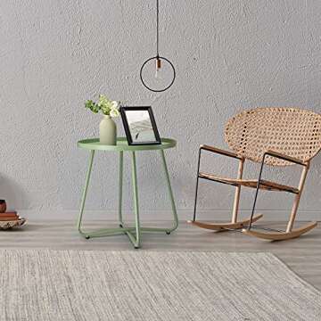 Danpinera Weather Resistant Outdoor Side Table