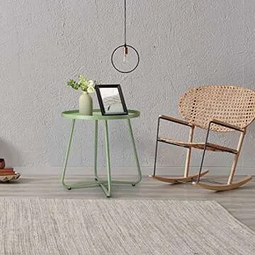 Danpinera Weather Resistant Outdoor Side Table