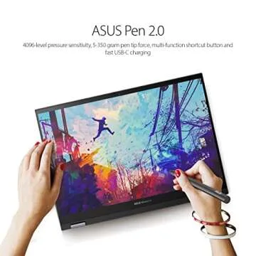ASUS Vivobook S 14 Flip 14â€ WUXGA 16:10 touch, AMD Ryzen 5 5600H CPU, 8GB RAM, 512GB SSD, NumberPad, FingerPrint, Windows 11 Home, Quiet Blue, TN3402QA-AS54T