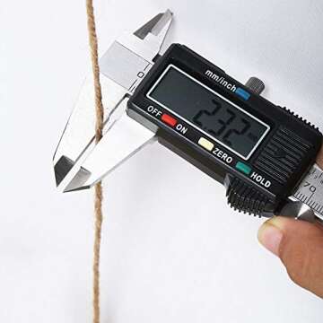 Tenn Well Jute Twine, 328Feet 2.32mm 6Ply Natural Garden Twine, Heavy Duty Jute String for Crafts, Gift Wrapping, Gardening, Packing, Christmas Decorations