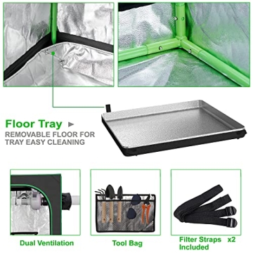4x4 Nova Microdermabrasion Grow Tent Indoor Gardening