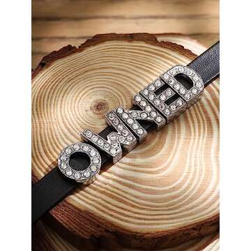 Sacina Gothic Punk Cute Owned Choker, Black Choker, Black PU Leather Chocker Collar, Gothic Goth Necklace, Costume Jewelry, Halloween Christmas Jewelry Gift for Women