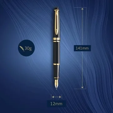 Waterman Expert Fountain Pen with Gold Trim Gift Box