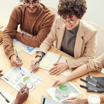 Shuttle Art 25 Pack Fine Point Roller Ball Pens