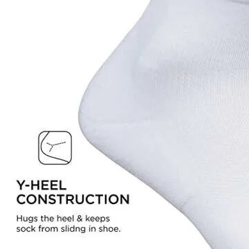 Feetures High Performance Max Cushion Quarter Sock for Women & Men - Moisture-Wicking Athletic Socks - Old White - S (1 Pair)