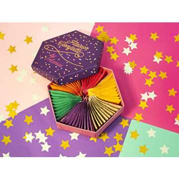 ACORUS | Flavor Confetti Tea Assortment | Natural Fruit and Herbal Tea Gift Set | Celebrate with 6 Different Flavors | Large Selection Tea Set | Tea Box For Various Occasions - 60 Tea Bags