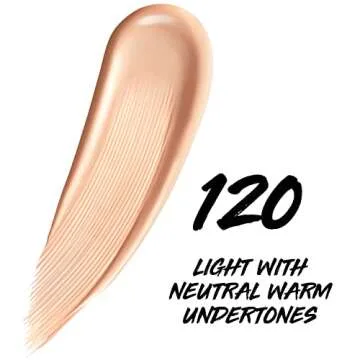 Maybelline Super Stay Up to 24HR Skin Tint, Radiant Light-to-Medium Coverage Foundation, Makeup Infused With Vitamin C, 120, 1 Count