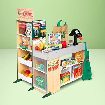 Melissa & Doug Wooden Grocery Store FSC Certified Play