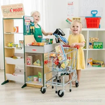 Melissa & Doug Wooden Grocery Store FSC Certified Play