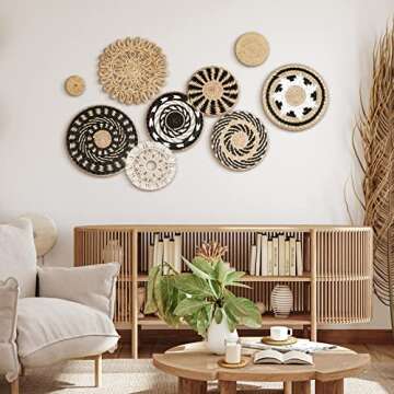 11 Pcs Boho Wall Basket Decor for Stylish Home