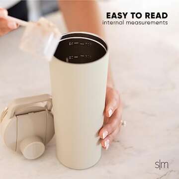 Simple Modern Insulated Shaker Bottle 24oz for Protein