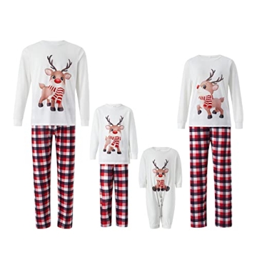 Awoscut Family Matching Christmas Pajamas Sets