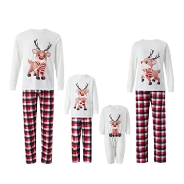 Awoscut Family Matching Christmas Pajamas Sets