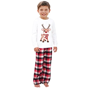Awoscut Family Matching Christmas Pajamas Sets