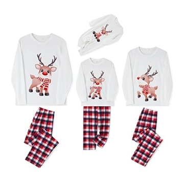 Awoscut Family Matching Christmas Pajamas Sets