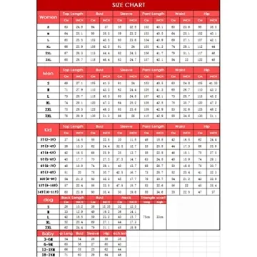 Awoscut Family Matching Christmas Pajamas Sets