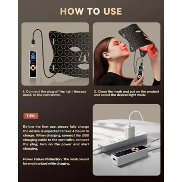 FOLOKE LED Light Therapy Mask for Radiant Skin