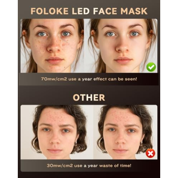 FOLOKE LED Light Therapy Mask for Radiant Skin