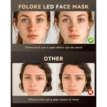 FOLOKE LED Light Therapy Mask for Radiant Skin