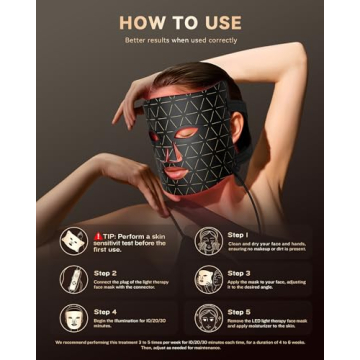 FOLOKE LED Light Therapy Mask for Radiant Skin