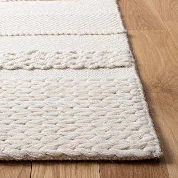 SAFAVIEH Natura Collection Handcrafted Wool Rug 8x10