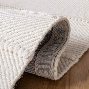 SAFAVIEH Natura Collection Handcrafted Wool Rug 8x10