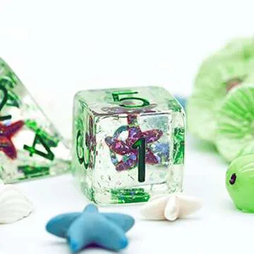 Stylish UDIXI 7PCS DND Dice Set for All RPG Games