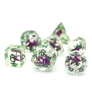 Stylish UDIXI 7PCS DND Dice Set for All RPG Games