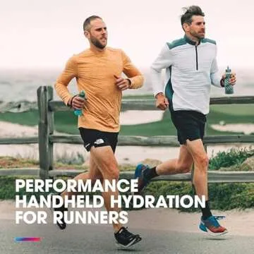 HydraPak SkyFlask Speed - Collapsible Handheld Running Water Bottle (350ml, 500ml, 500ml Insulated) - Adjustable Strap, Lightweight, Spill-Proof Cap