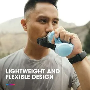 HydraPak SkyFlask Speed - Collapsible Handheld Running Water Bottle (350ml, 500ml, 500ml Insulated) - Adjustable Strap, Lightweight, Spill-Proof Cap