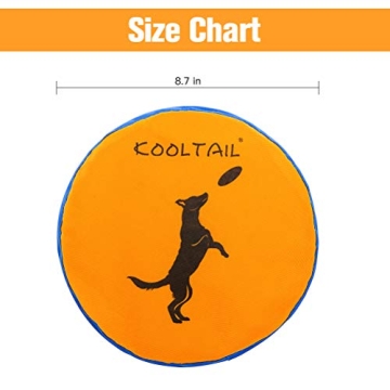 KOOLTAIL Dog Flying Disc Toys for Fetch and Fun