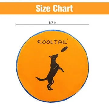 KOOLTAIL Dog Flying Disc Toys for Fetch and Fun