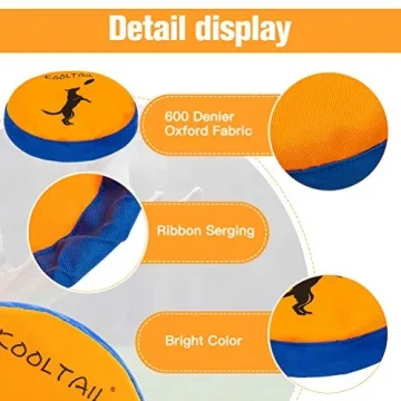 KOOLTAIL Dog Flying Disc Toys for Fetch and Fun