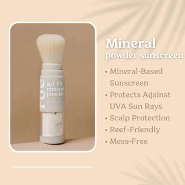 Roe Wellness Kids SPF 50 Mineral Sunscreen Powder Reef-Friendly