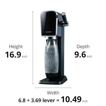 SodaStream Art Sparkling Water Maker Bundle - Black
