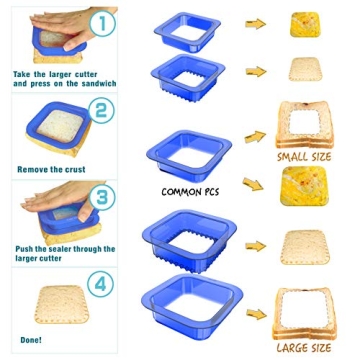 Tribe Glare Sandwich Cutter & Sealer for Kids' Lunch